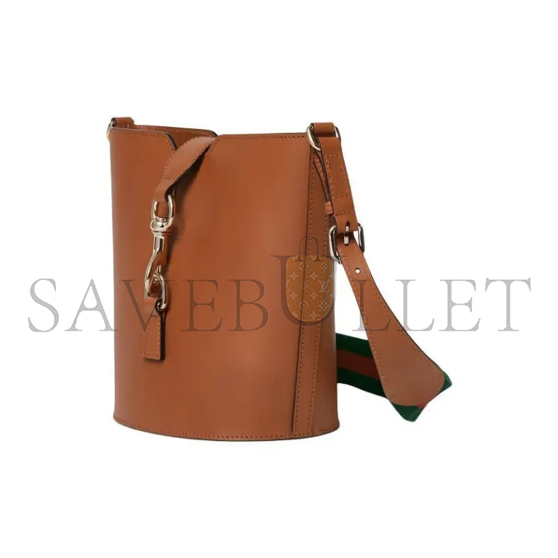 G*u*i leather mini bucket 782908 (20.5*18.5*12.5cm)